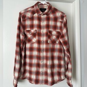Cotton On plaid western shirt
